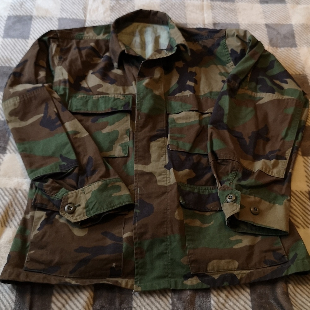 Army Surplus Woodland Camouflage Jacket